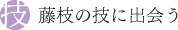 藤枝の技に出会う